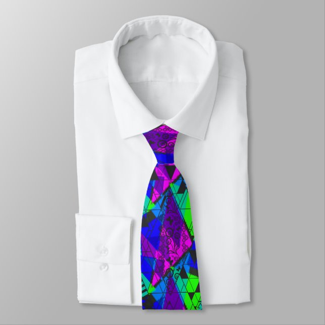 Neon abstract . tie (Tied)