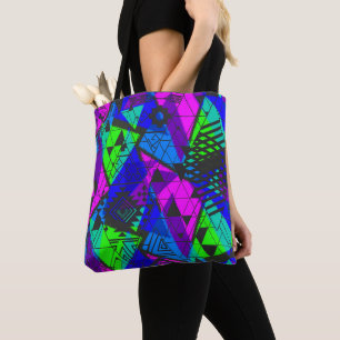Neon abstract . tote bag