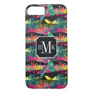 Neon Abstract Tropical Texture Pattern Case-Mate iPhone Case