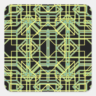 Neon Aeon 8 Square Sticker