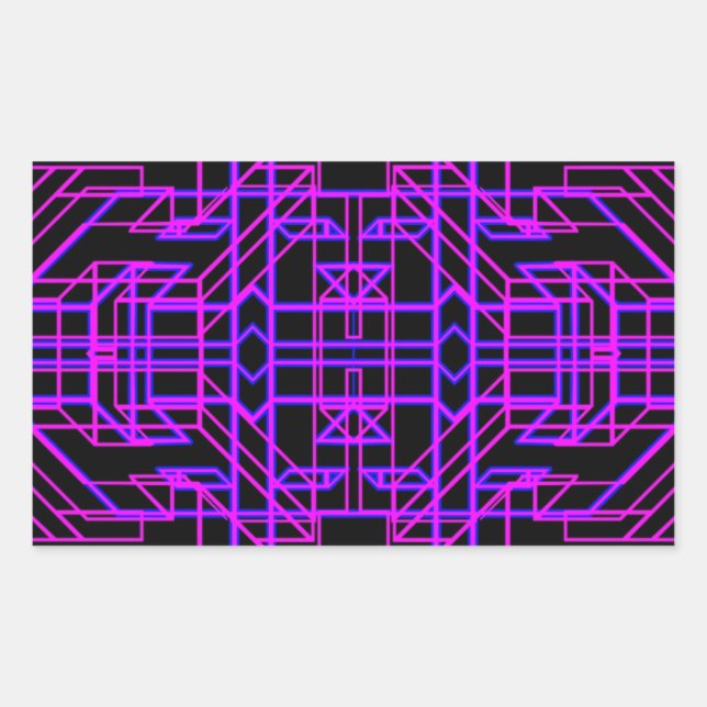 Neon Aeon 9 Rectangular Sticker (Front)