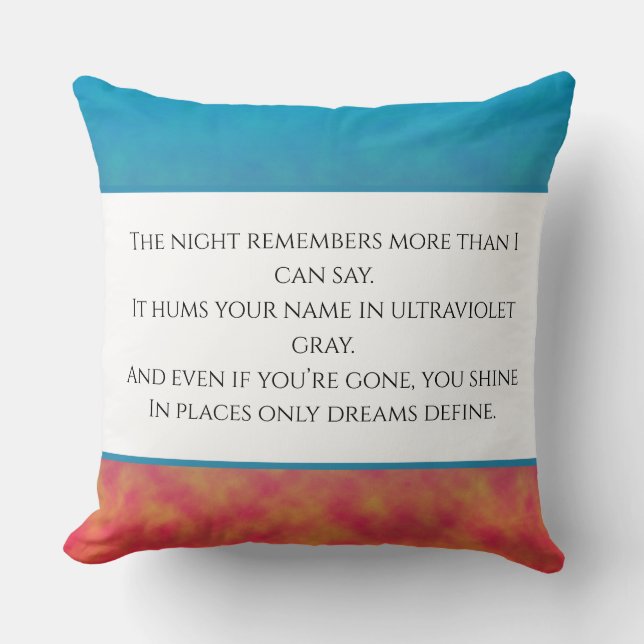 Neon Afterlight Cushion (Front)