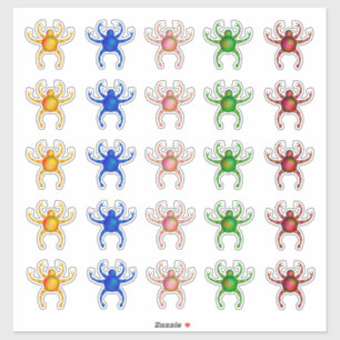 Neon Alien Crab Creatures