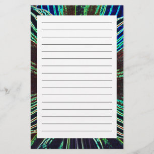Neon Amaryllis Stationery