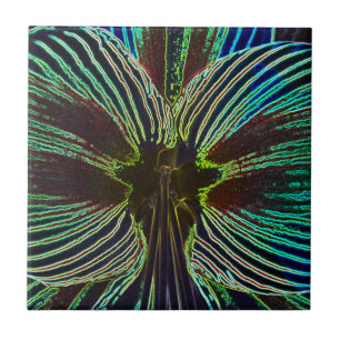 Neon Amaryllis Tile