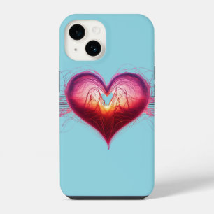 Neon Anatomical Heart iPhone / iPad case