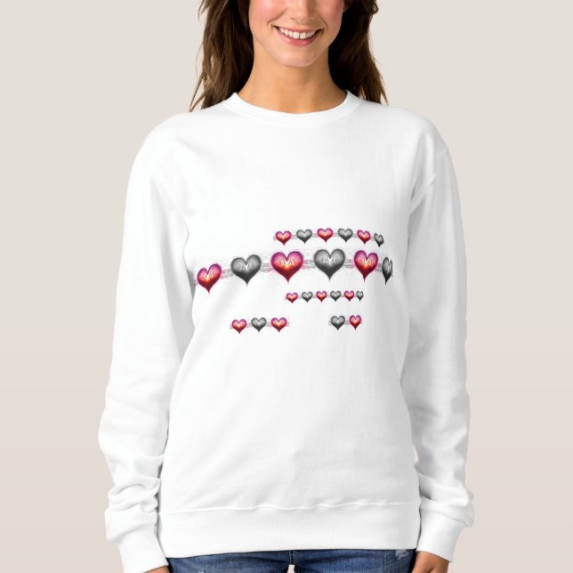 Neon Anatomical Heart iPhone / iPad case Sweatshirt (Front)