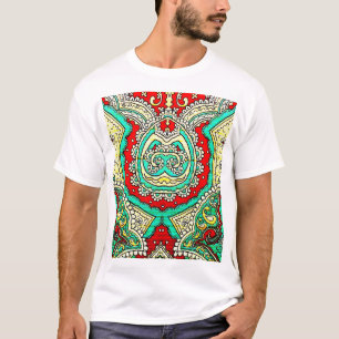 Neon arabesque ornament: 80s style. T-Shirt