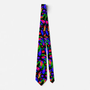 Neon Art Tie