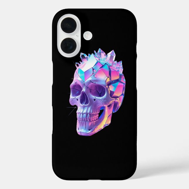 Neon Atomic Skull  Case-Mate iPhone Case (Back)