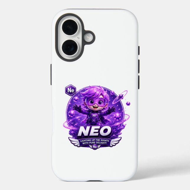 Neon ATOMIVRA Iphone case (Back)