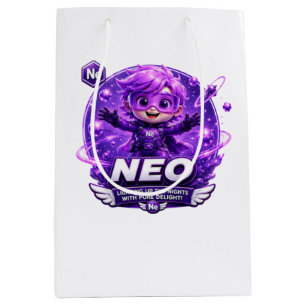 Neon ATOMIVRA Medium Gift Bag