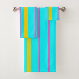 Neon Bath Towel Set