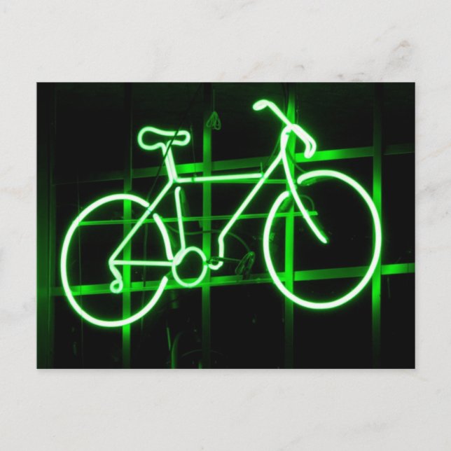 Neon Bicycle postcard (Front)