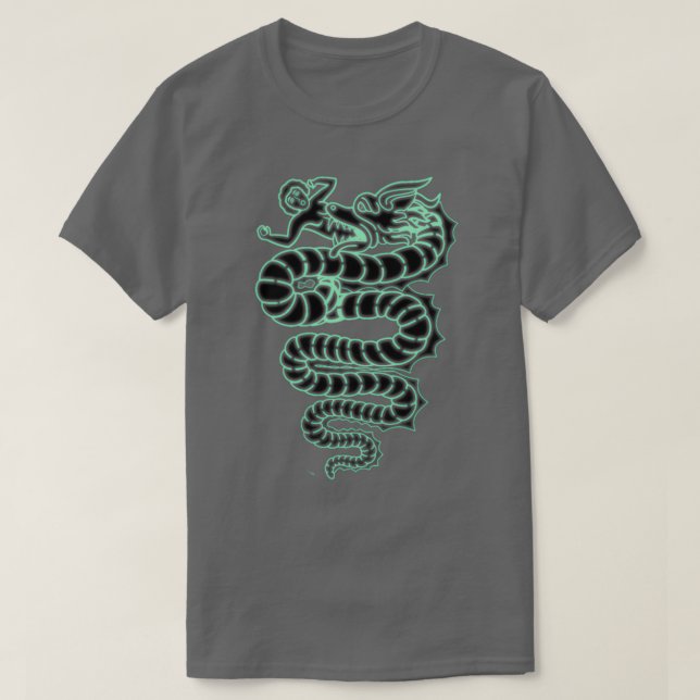 Neon Biscione  T-Shirt (Design Front)