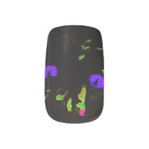 Neon Black Cat with Glowing Eyes