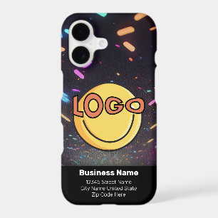 Neon Black Nightlife Events Business Branding