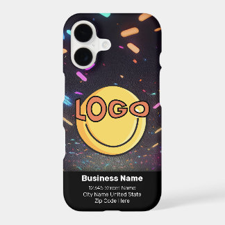 Neon Black Nightlife Events Business Branding