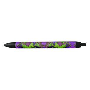 Neon Bloomstorm Black Ink Pen