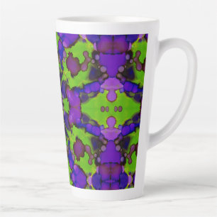 Neon Bloomstorm Latte Mug