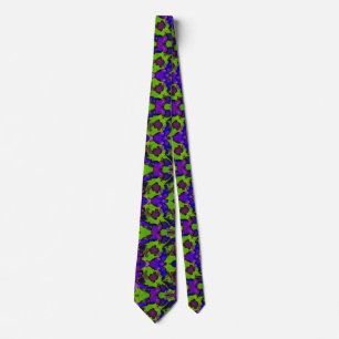 Neon Bloomstorm Tie