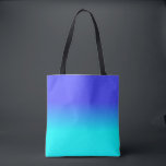 Neon Blue and Bright Neon Aqua Ombré Shade Colour  Tote Bag<br><div class="desc">Neon Blue and Bright Neon Aqua Ombré Shade Colour Fade neon aqua, neon blue, blue neon, ombre shade, colour fade, neon, blue, ombre, shade, colour, fade, trend, bright, fluorescent, highlighter, school, kids, fun, dorm, decor, tint, bright neon blue, bright blue, faded, faded colour, neon blue fade, neon aqua fade, neon...</div>