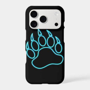 Neon Blue Bear Paw