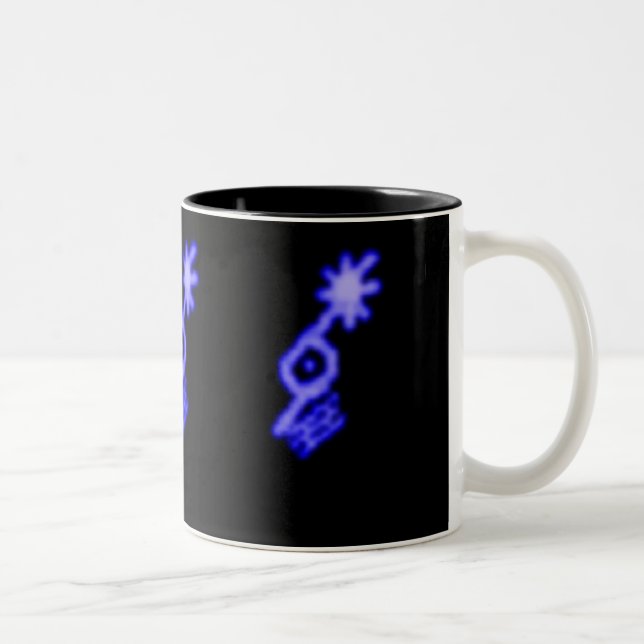 Neon Blue Echo Signature Mug (Right)