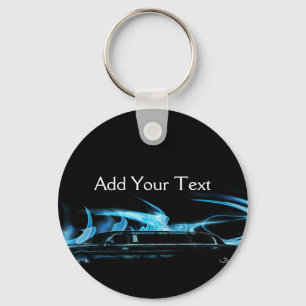 Neon Blue Limosine Manage this category Key Ring