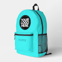 Neon Blue | Personalised Corporate Logo and Text