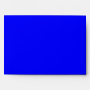 Neon Blue Solid Color Envelope