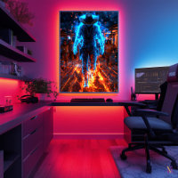 Neon Bounty Hunter – Cyber Western Outlaw