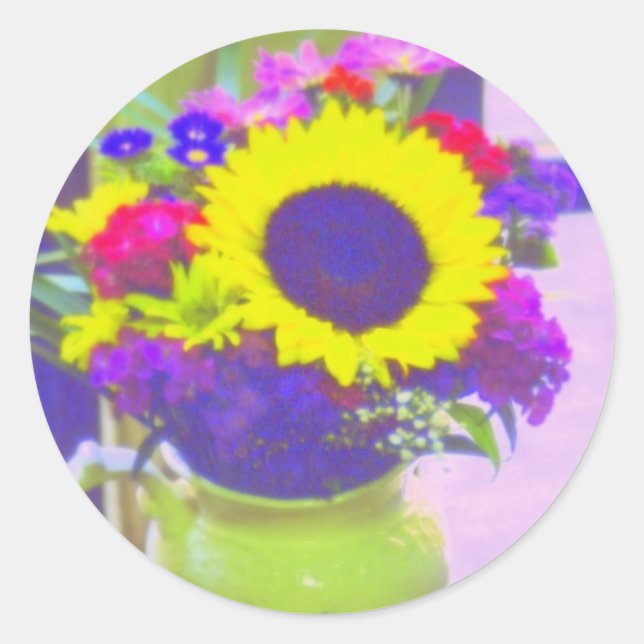 Neon Bouquet Stickers (Front)