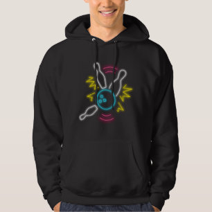 Neon Bowling Gift Strike Hoodie