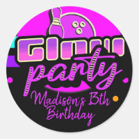 Neon Bowling Party Bash Birthday Party