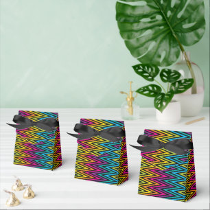 Neon Bright trendy fashion colourful design 8 Favour Box