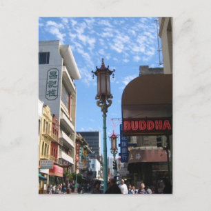 Neon Buddha Chinatown SF Photography Postcards