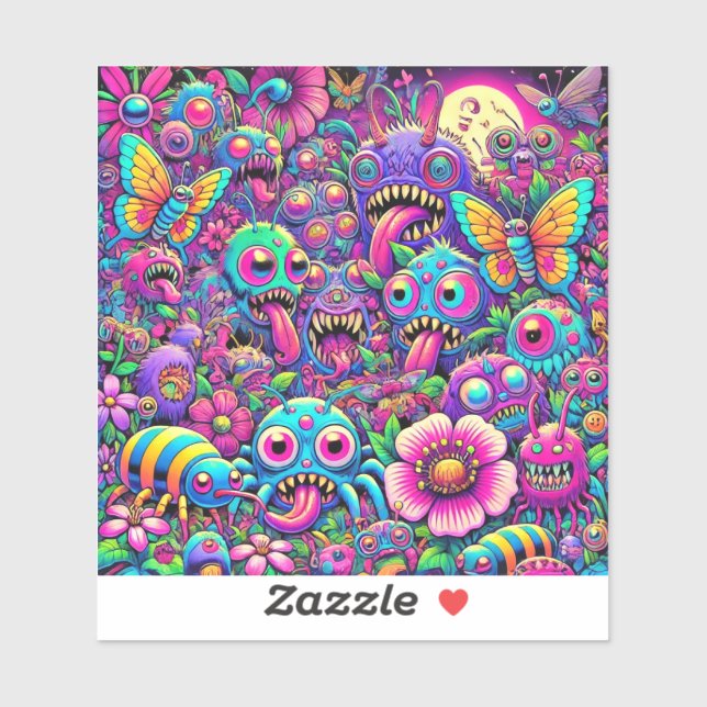 Neon Bug Invasion (Sheet)