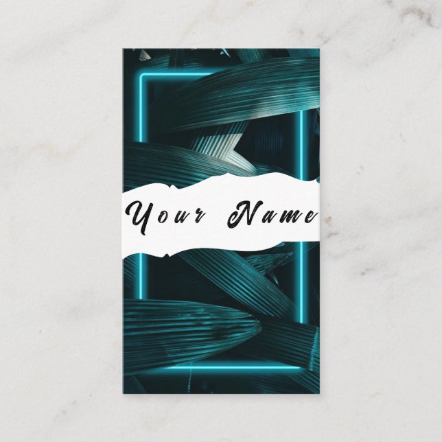 Neon Business Card (Front)