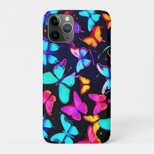Neon Butterfly Pattern Case-Mate iPhone Case
