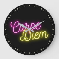 Neon Carpe Diem Word Art