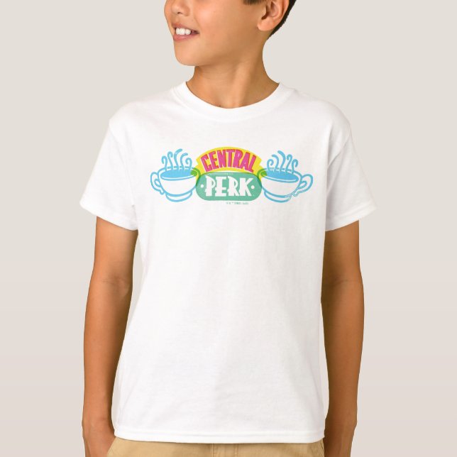 Neon Central Perk Logo T-Shirt (Front)