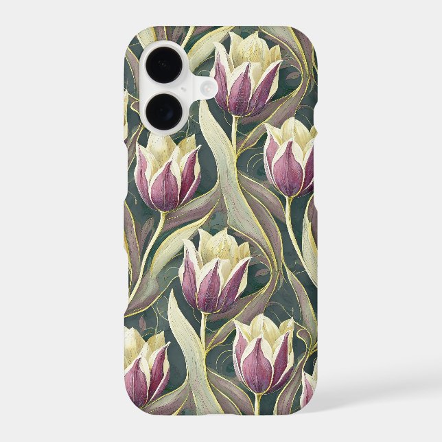 Neon Charlie Chameleon, Textile Rainforest Collage (Back)