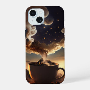 Neon Charlie Chameleon, Textile Rainforest Collage iPhone 15 Case