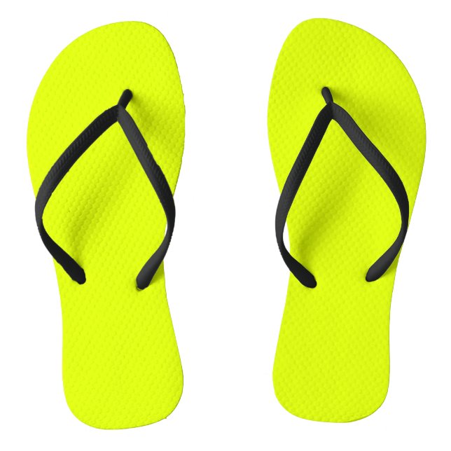 Neon Chartreuse Custom Classic Jandals (Footbed)