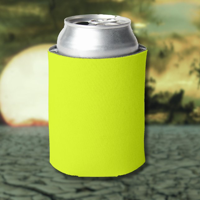 Neon Chartreuse Solid Colour | Trendy Colour Can Cooler (Creator Uploaded)