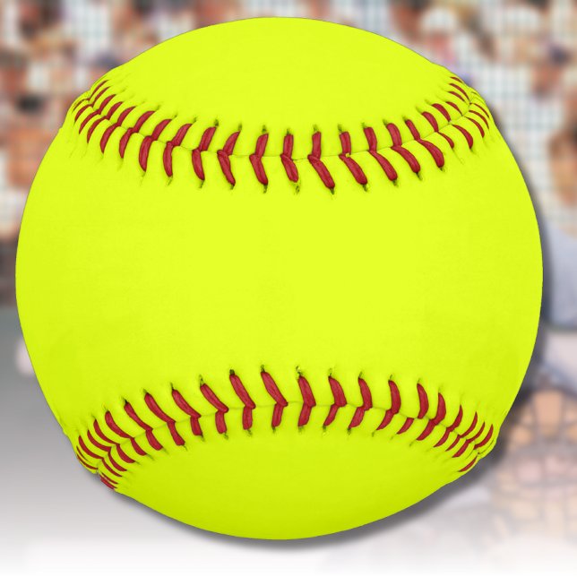 Neon Chartreuse Solid Colour | Trendy Colour Softball (Creator Uploaded)