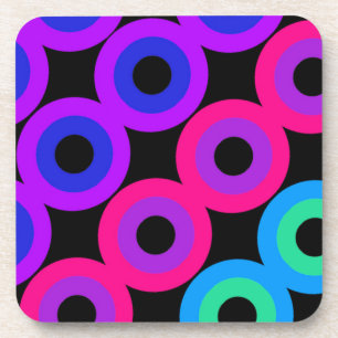 Neon Circles Coaster