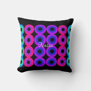 Neon Circles Cushion