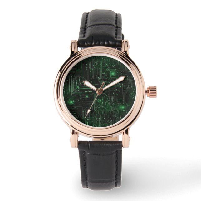 Neon Circuit Watch (Front)